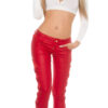 Leggings effetto pelle